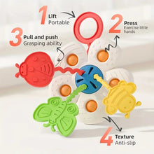 Sensory Floral Pull String Toy