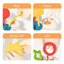 Sensory Floral Pull String Toy