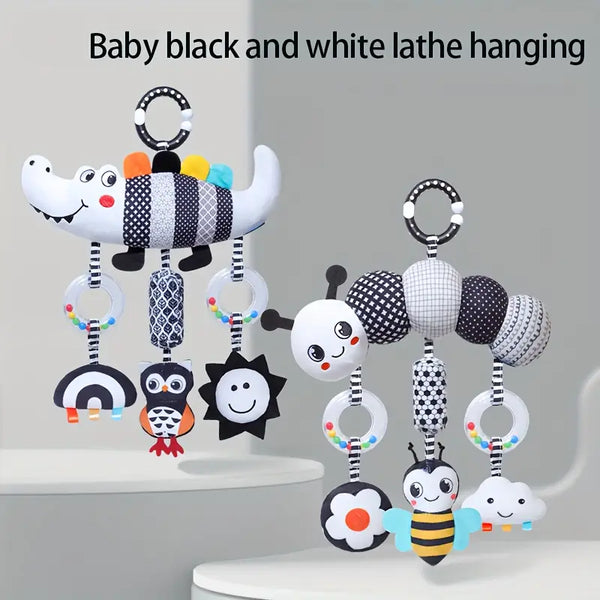 Montessori Baby Black & White Stroller Toy